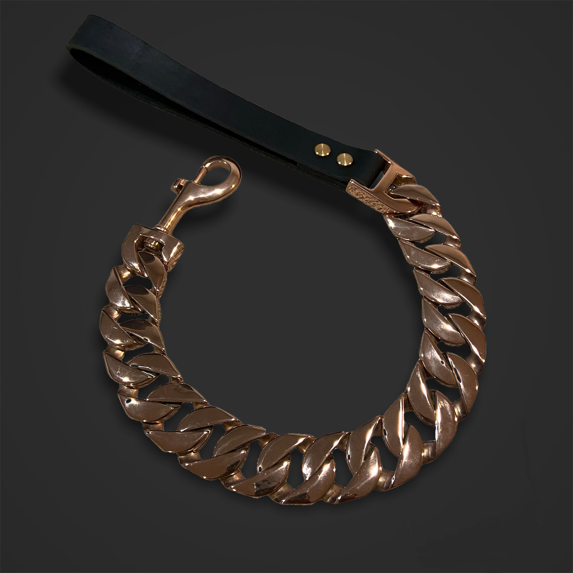 Cuban Link ROSE GOLD THICK LEASH