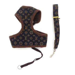 LOUIS PAWTON LV SOFT HARNESS WITH LEASH FOR SMALL DOG